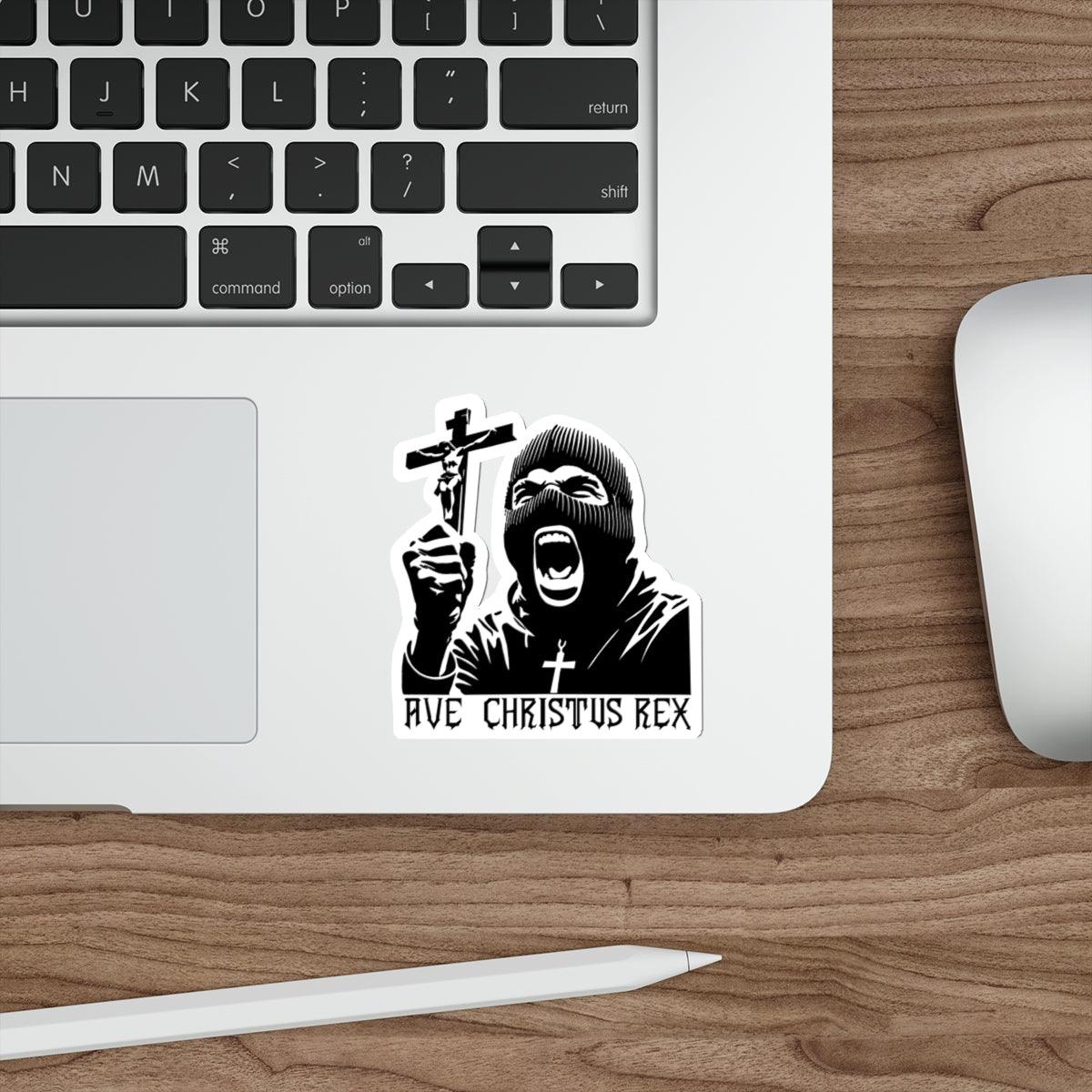 Ave Christus Rex – Catholic Faith Vinyl Sticker | Buy Online from The Home Crafters