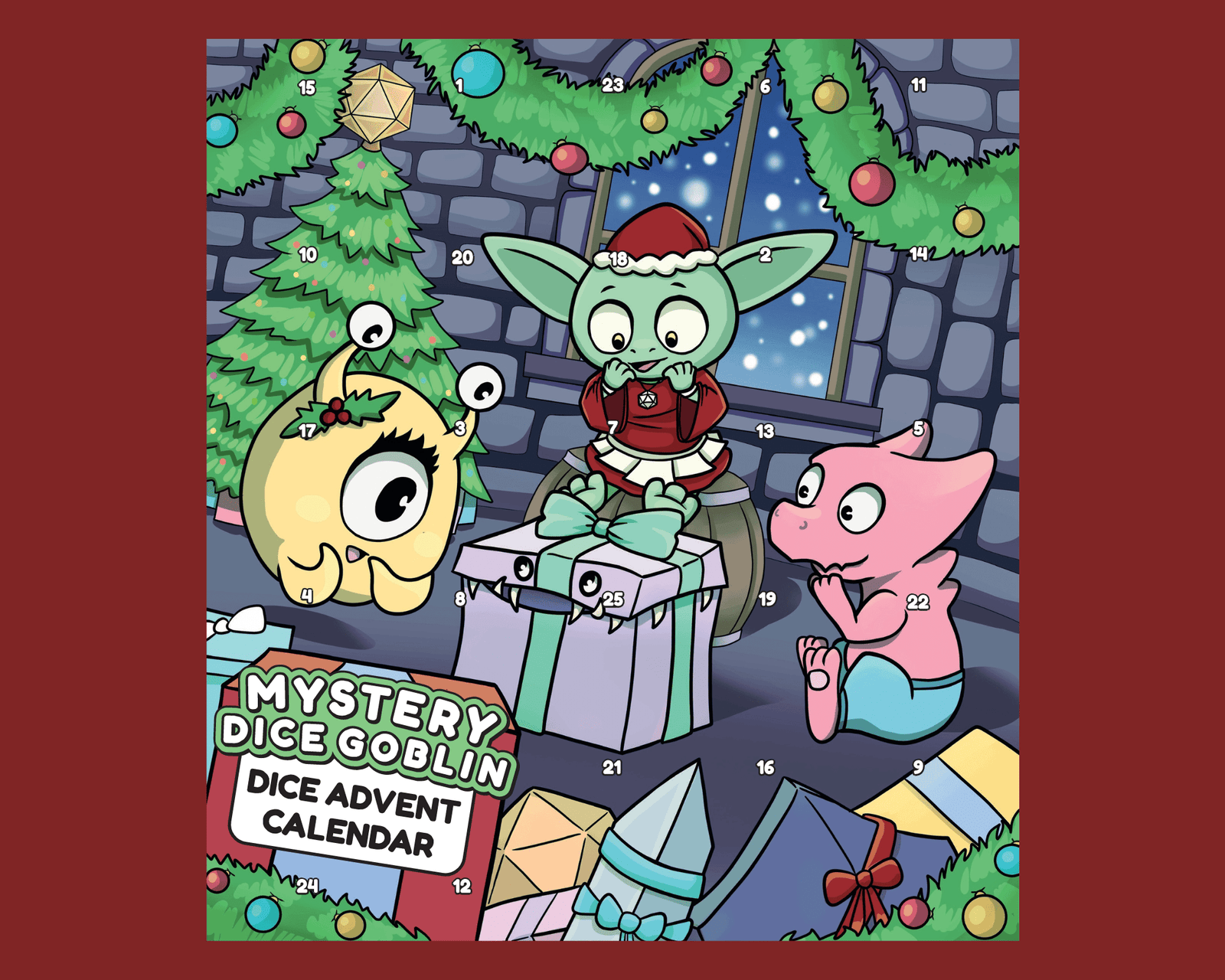 Mystery Dice Goblin: Dice Advent Calendar | Buy Online from The Home Crafters