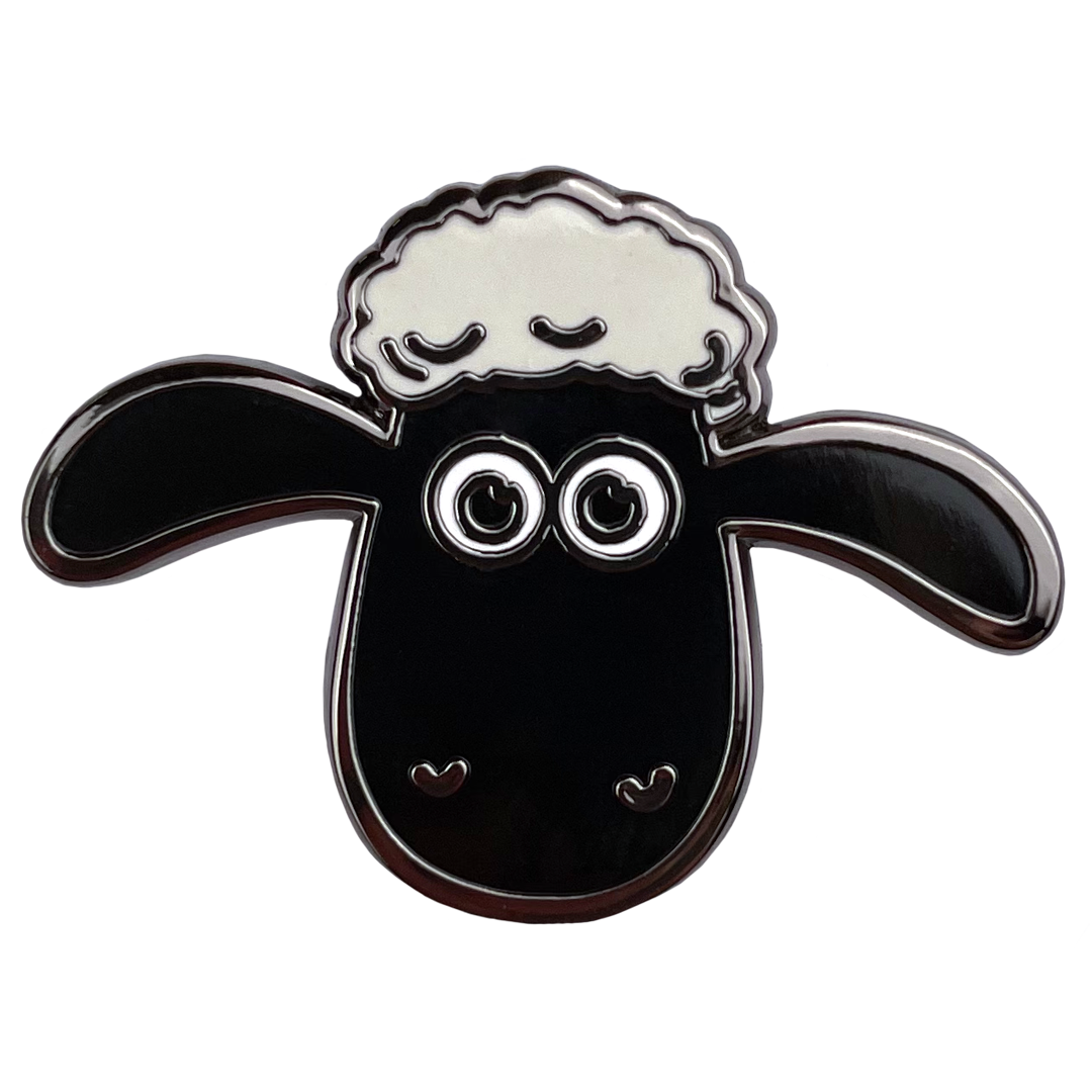 Shaun the Sheep Face Pin Badge