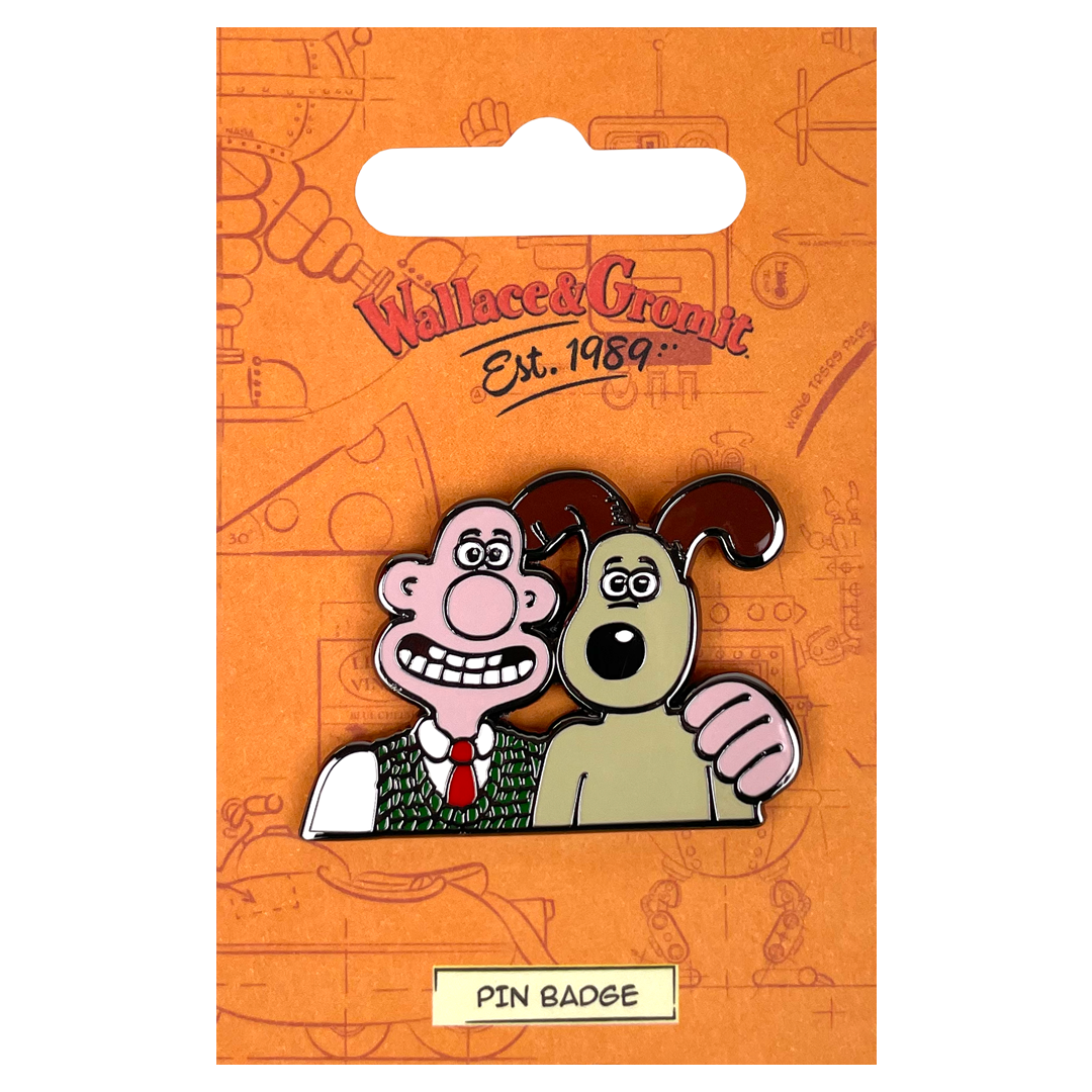 Wallace & Gromit Pin Badge