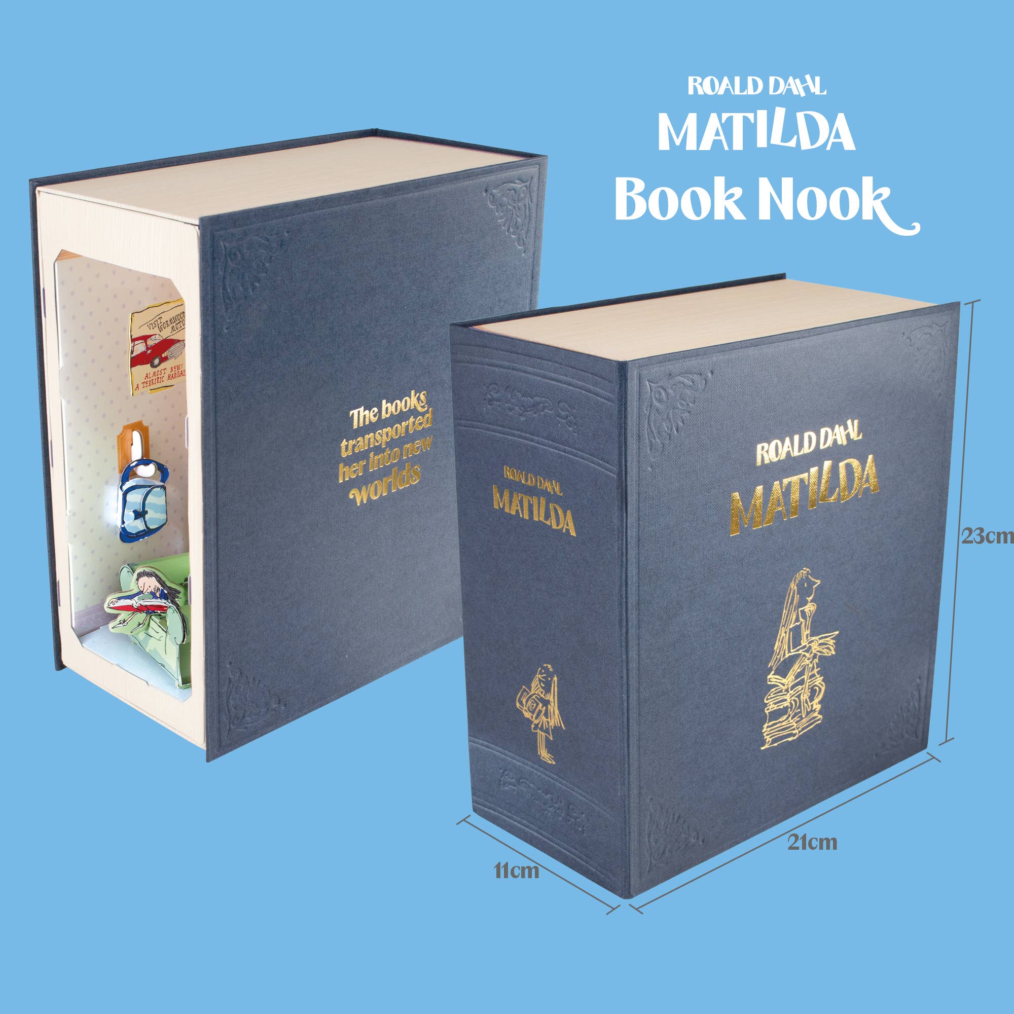 Build Your Own, Roald Dahl 'Matilda' Book Nook | Buy Online from The Home Crafters