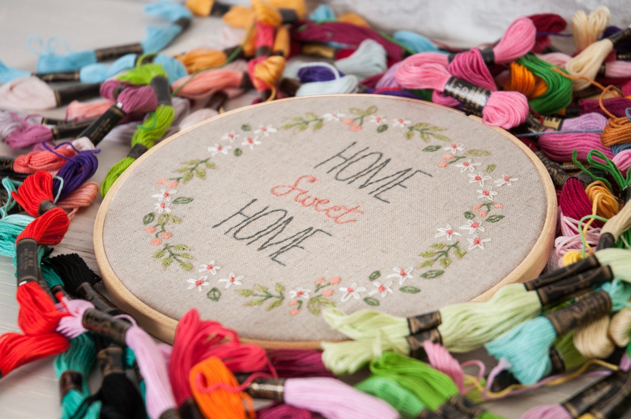 Bamboo Embroidery & Cross Stitch Hoop | Buy Online from The Home Crafters