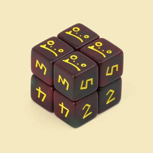 Dice Goblin 8 - piece D6 RPG Party dice set - Bandit | Buy Online from The Home Crafters