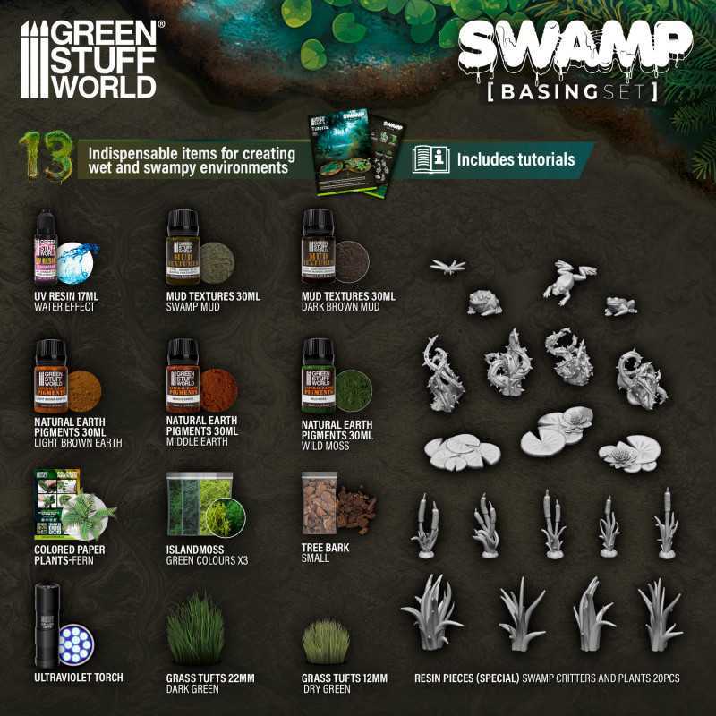 Green Stuff World: Basing Set - Swamp