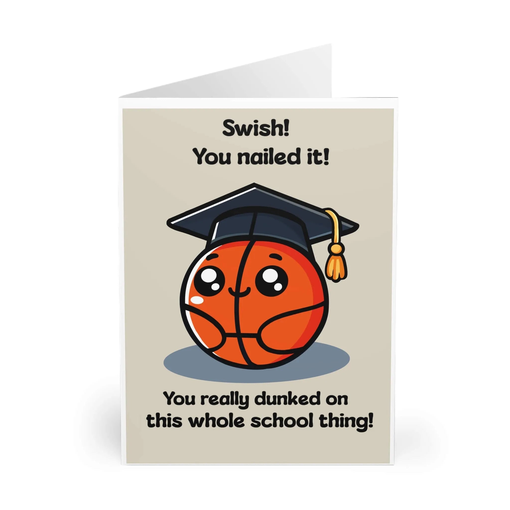 Swish! You Nailed It! – Basketball Graduation Card | Buy Online from The Home Crafters
