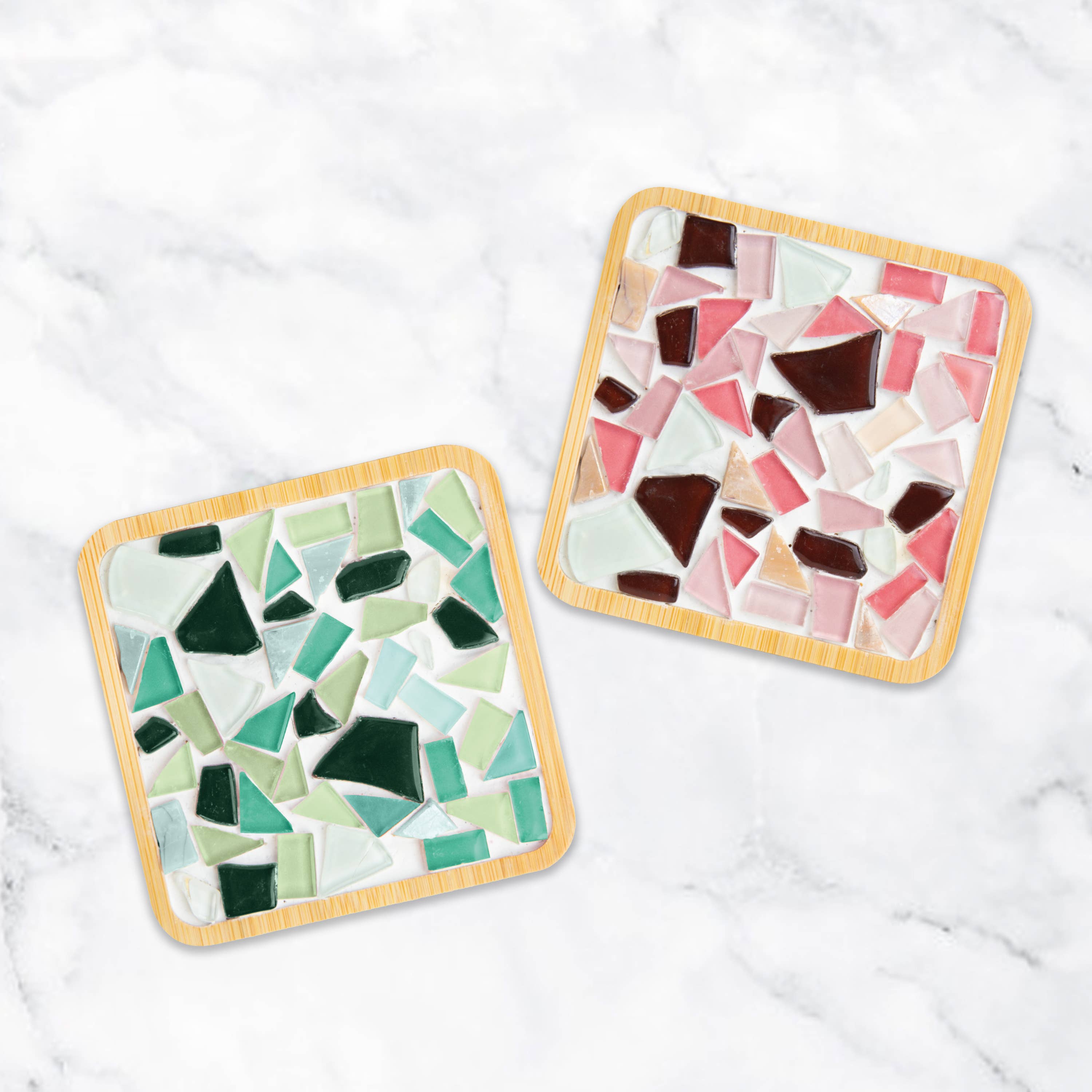 DIY Mosaic Coasters