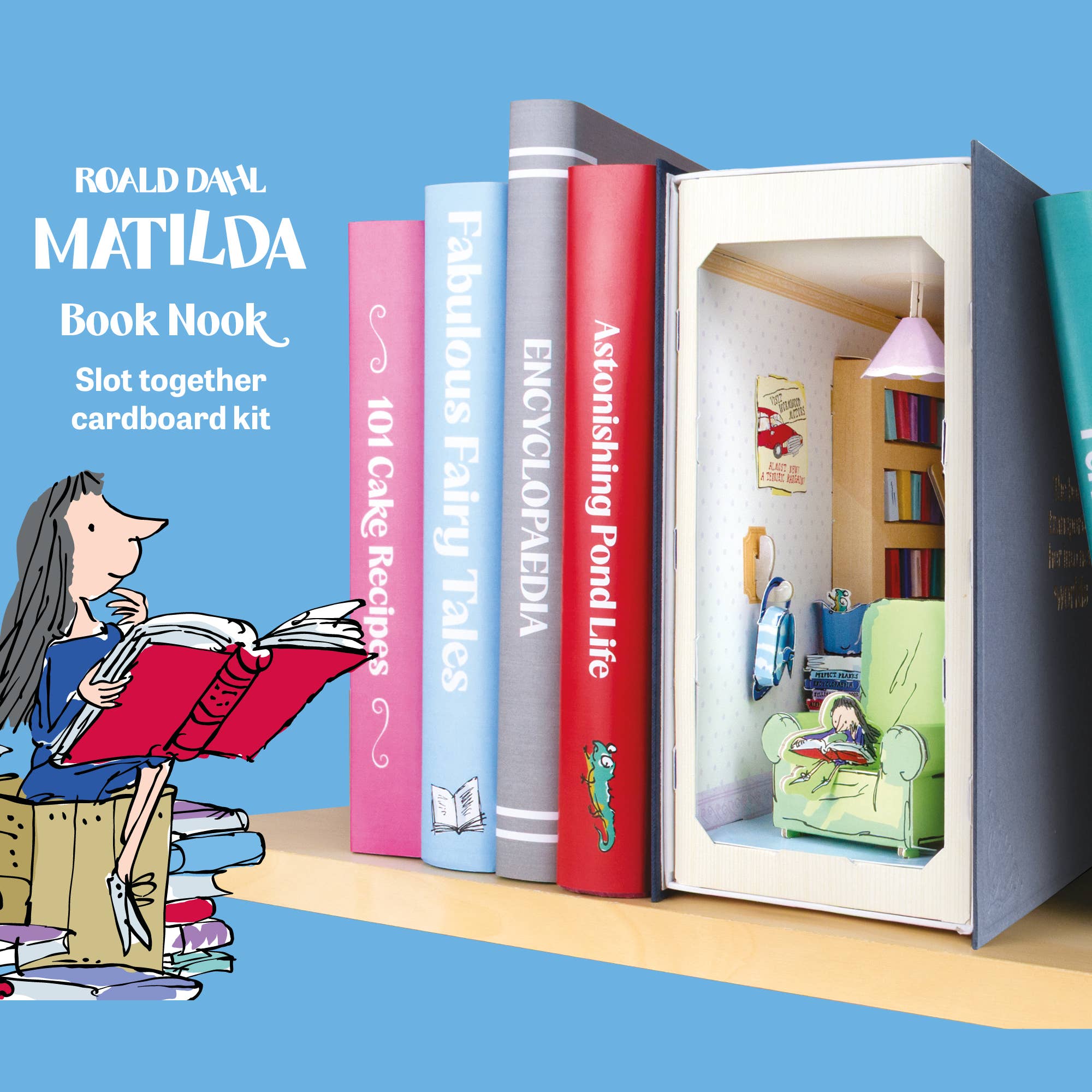 Build Your Own, Roald Dahl 'Matilda' Book Nook | Buy Online from The Home Crafters