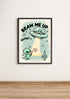 Beam Me Up, Cutie – Whimsical Alien Art Print | Buy Online from The Home Crafters