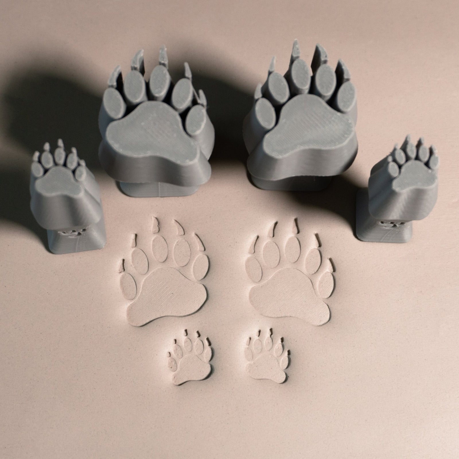 Bear Paw Stamp Set | Buy Online from The Home Crafters