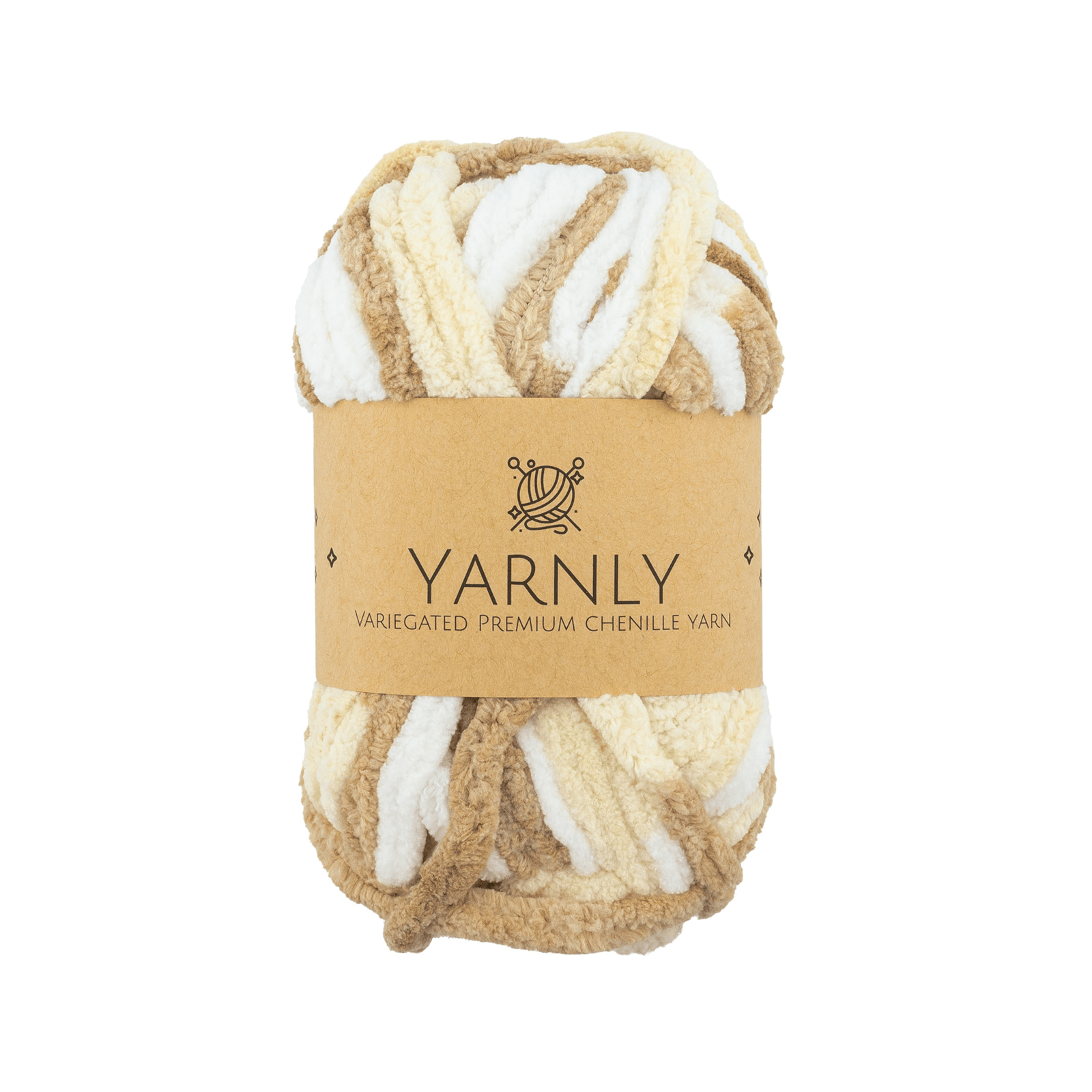 Yarnly Variegated Premium Chenille Yarn - 50g | Buy Online from The Home Crafters