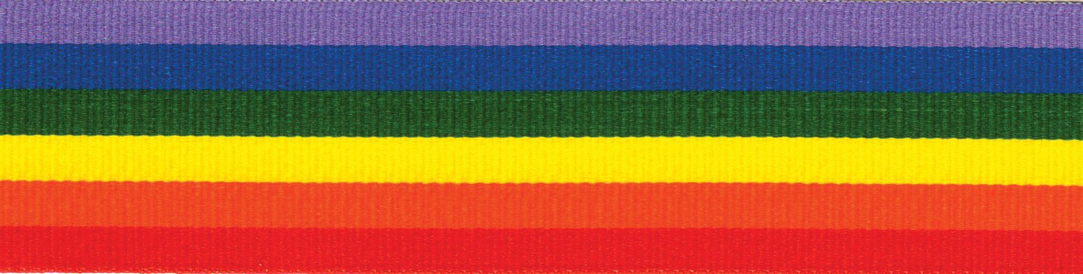 Berisfords Ribbon: Grosgrain - Rainbow Stripe | Buy Online from The Home Crafters