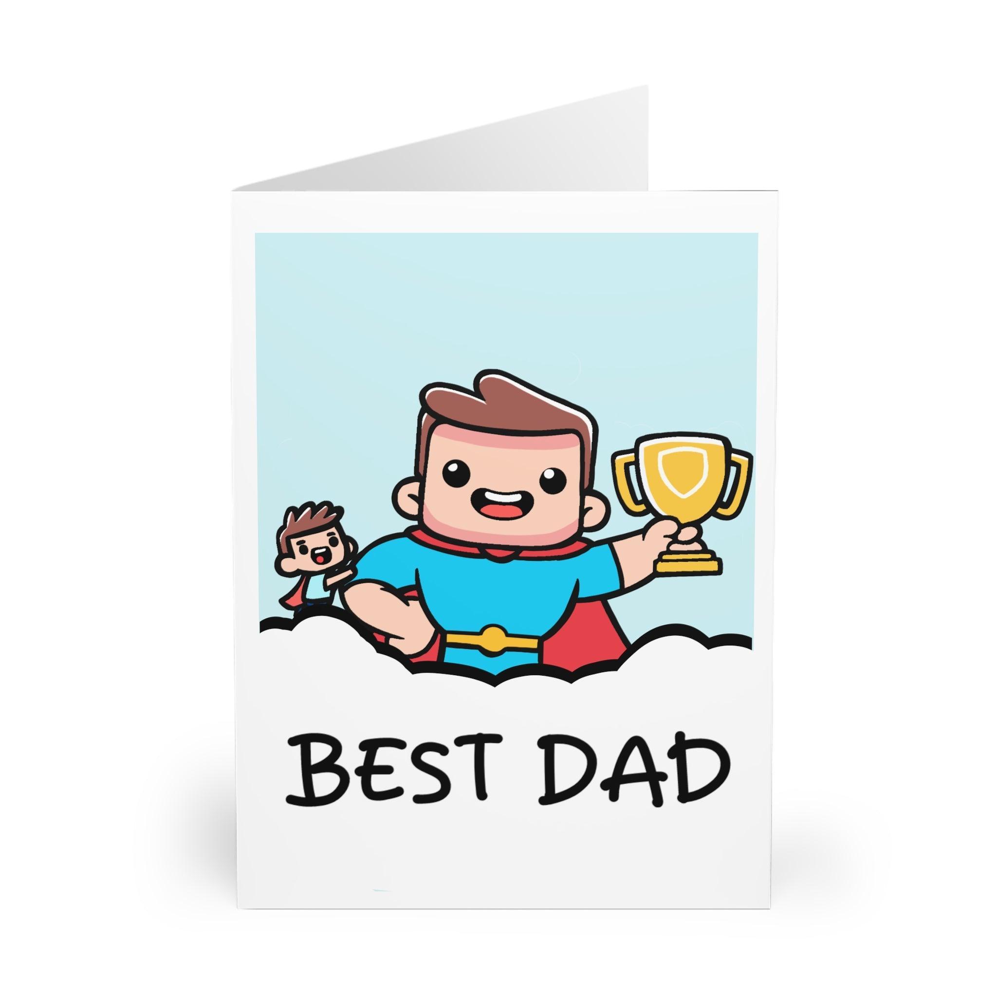 Best Dad Superhero Card – Funny Father’s Day or Birthday Card | Buy Online from The Home Crafters