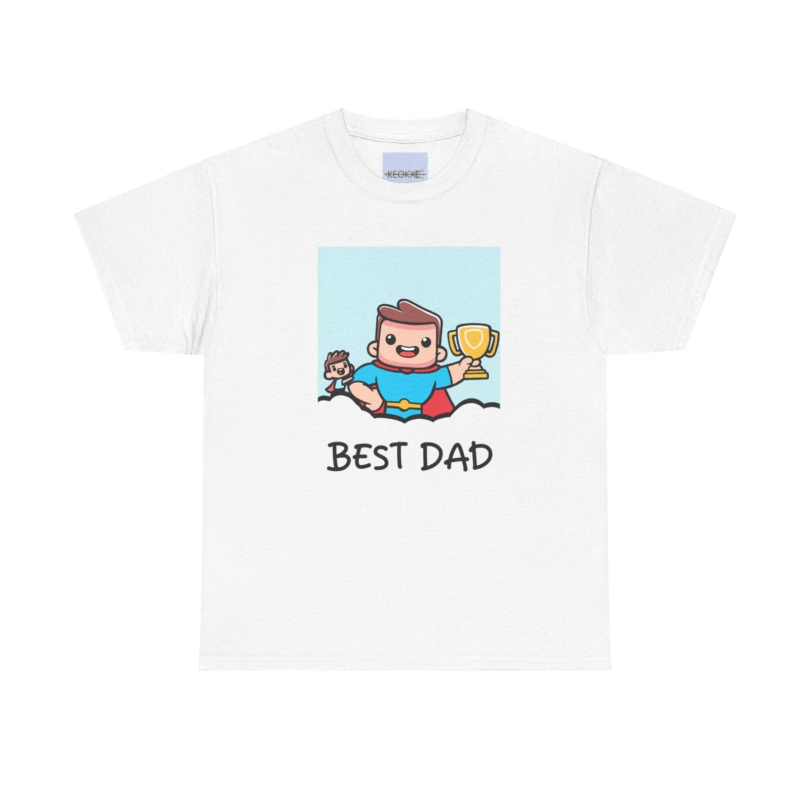 Best Dad Superhero T-Shirt – Funny Father’s Day Gift for Him | Buy Online from The Home Crafters
