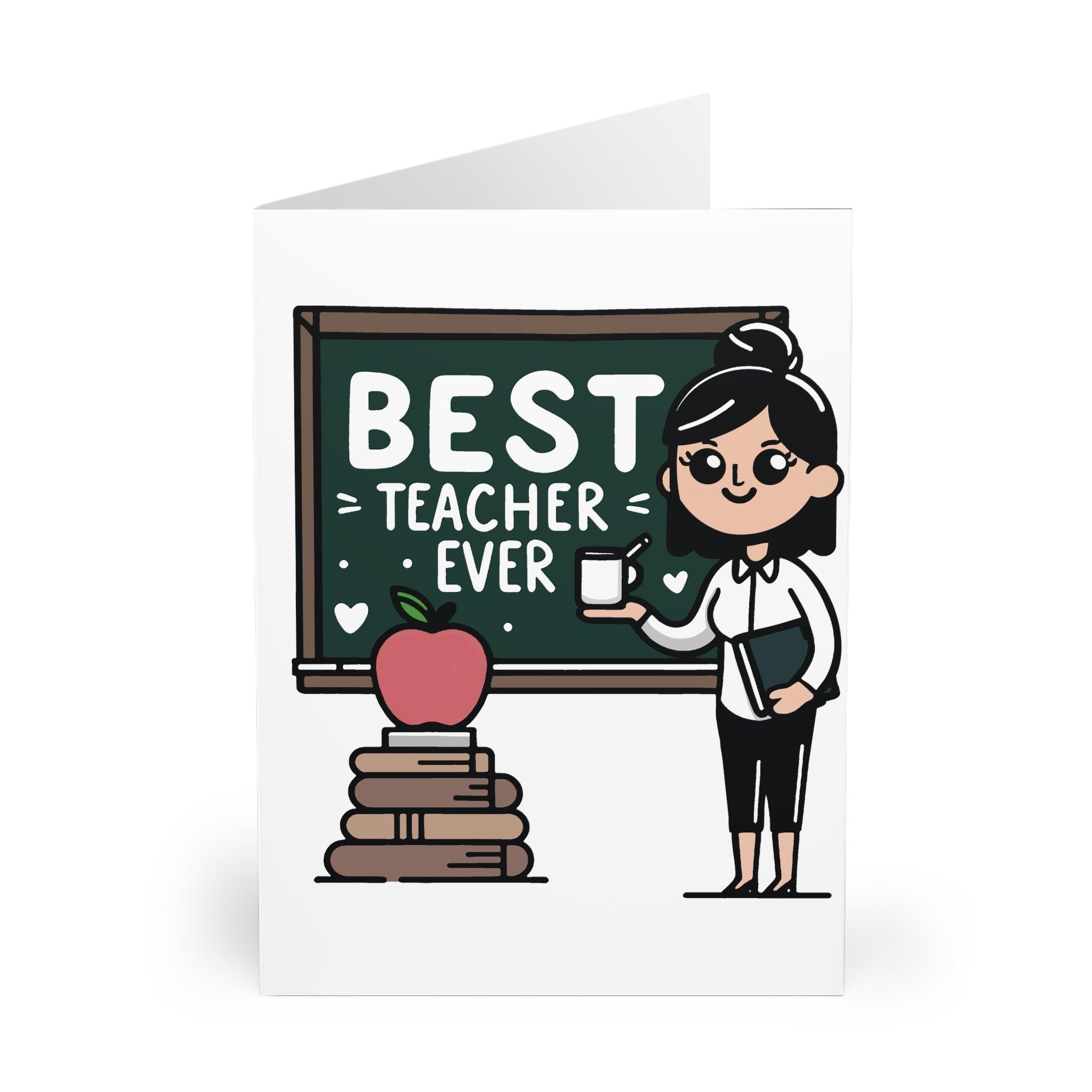 Best Teacher Ever – Thoughtful Appreciation Card | Buy Online from The Home Crafters