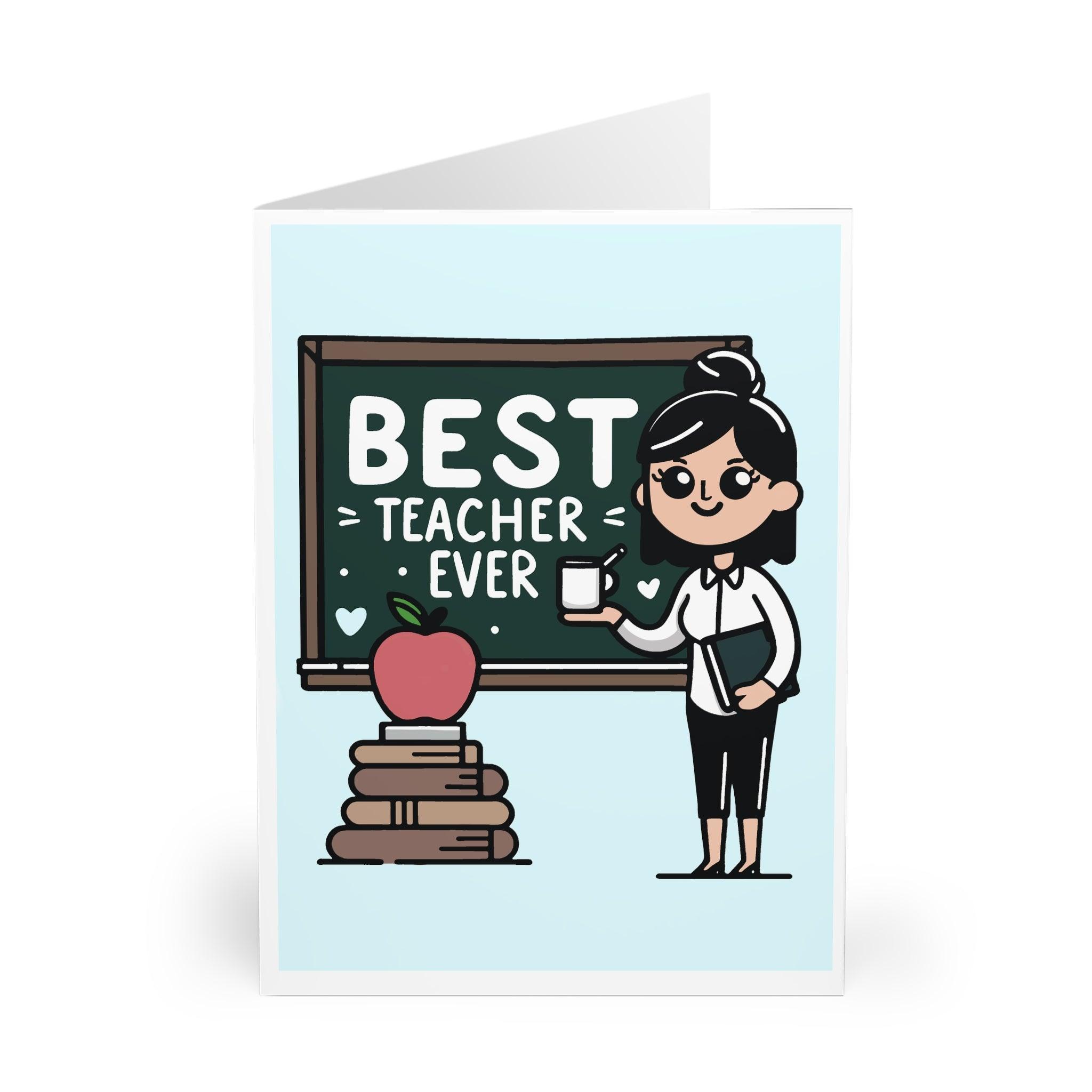 Best Teacher Ever – Thoughtful Appreciation Card | Buy Online from The Home Crafters