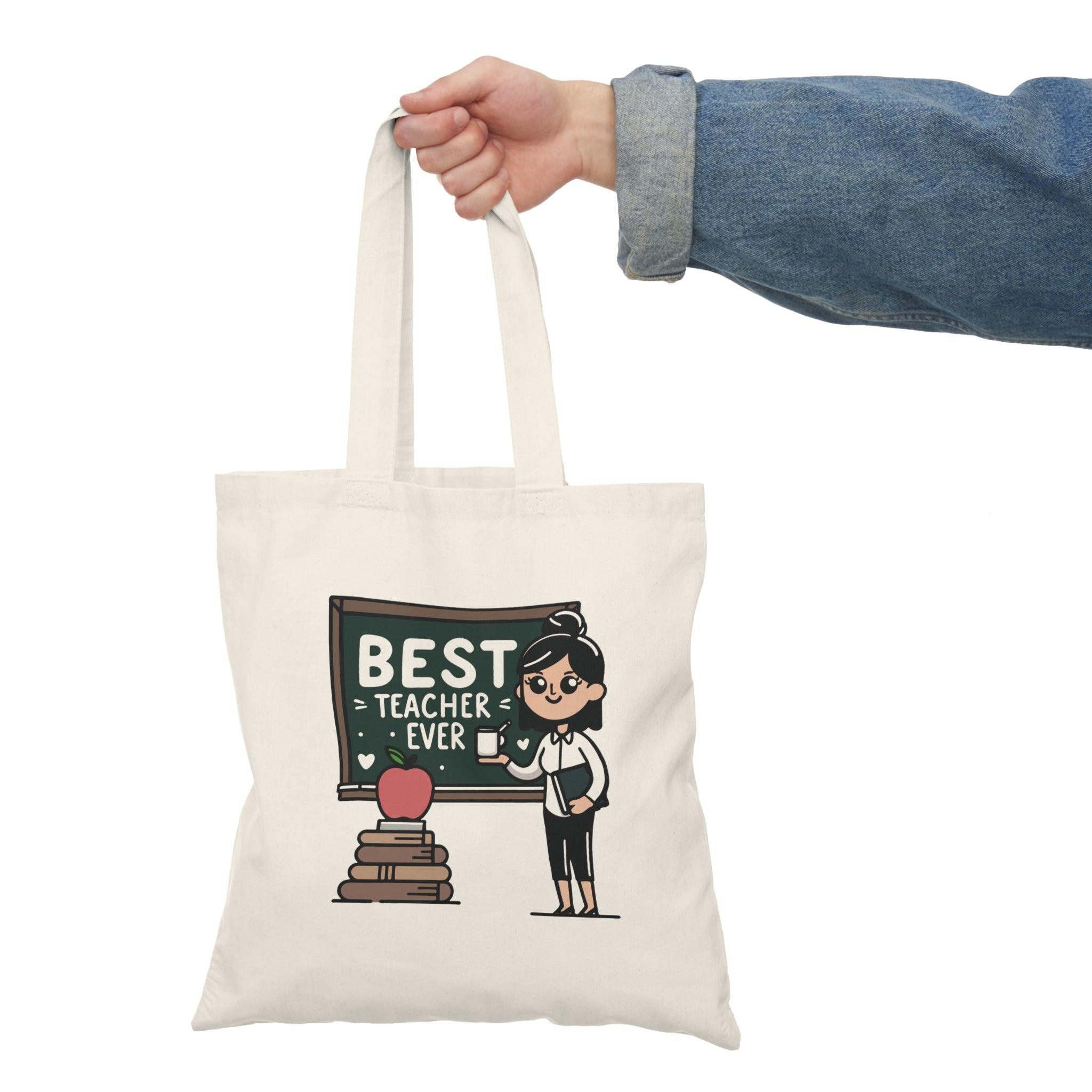 Best Teacher Ever Tote Bag – Eco - Friendly Gift for Educators | Buy Online from The Home Crafters