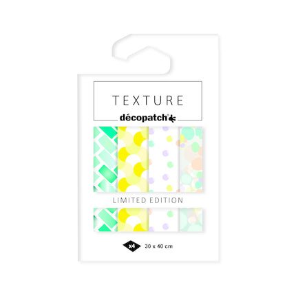Decopatch Texture Limited Edition Papers Pack - 894 'Colour Therapy'