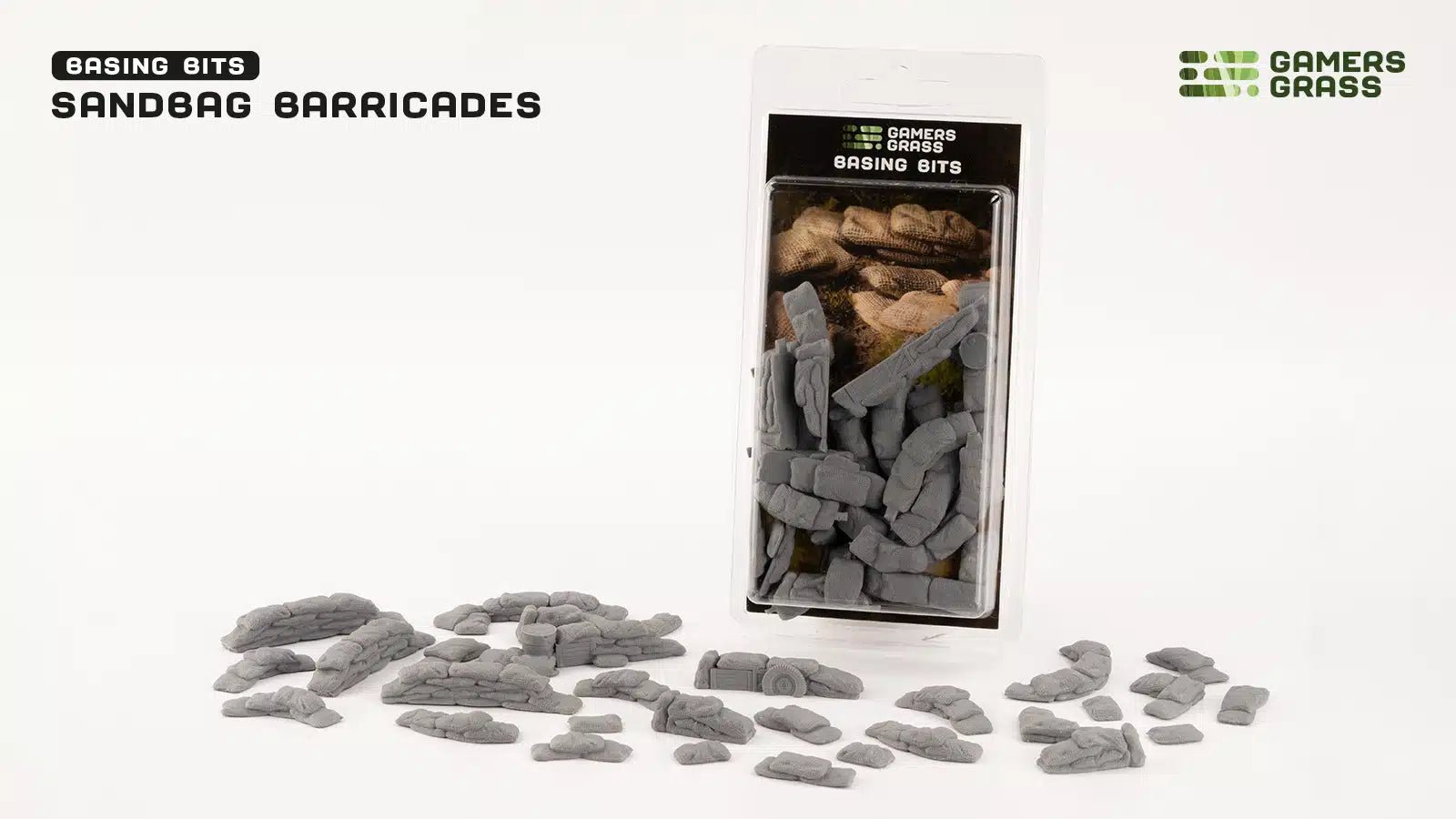 Gamers Grass Basing Bits - Sandbag Barricades
