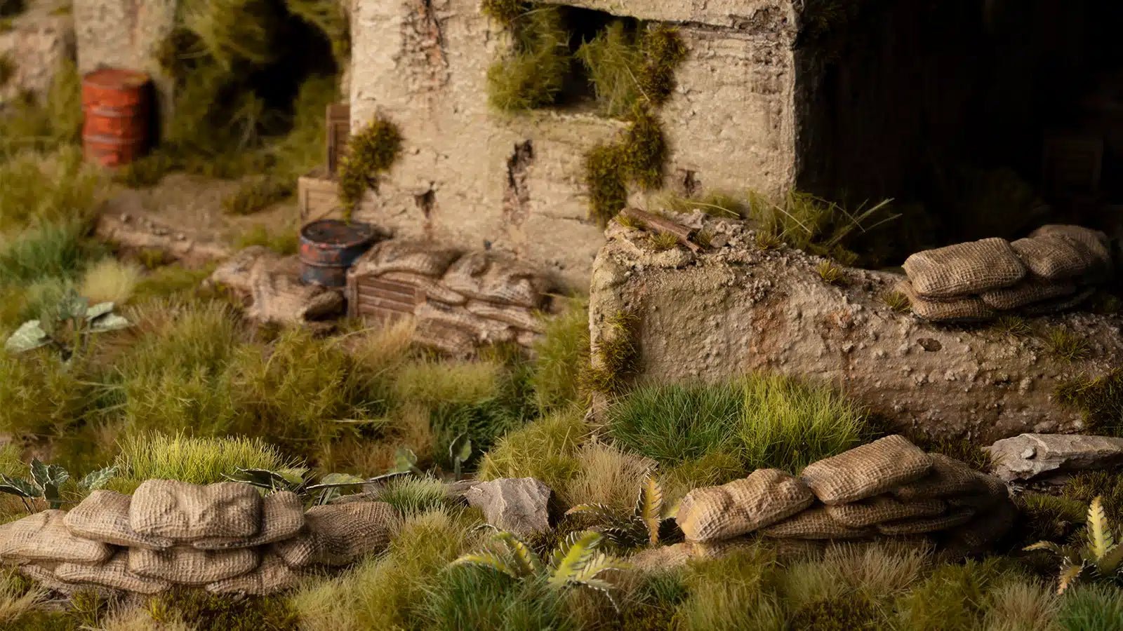 Gamers Grass Basing Bits - Sandbag Barricades