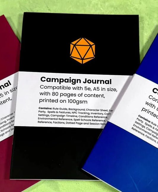 D&D Campaign Journal | RPG Notebook for 5e | Buy Online from The Home Crafters