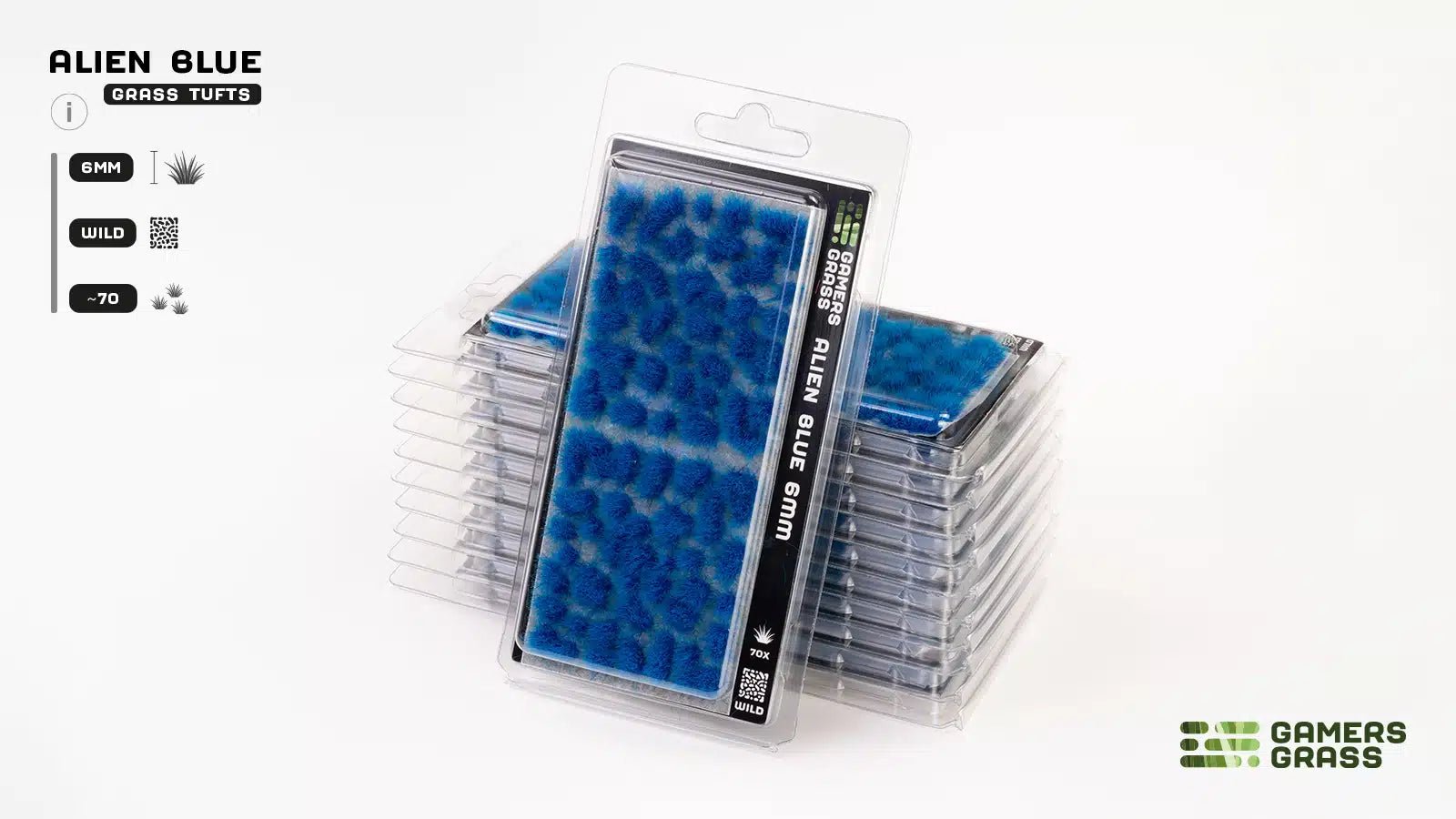 Gamers Grass 6mm Grass Tufts - Alien Blue | Buy Online from The Home Crafters