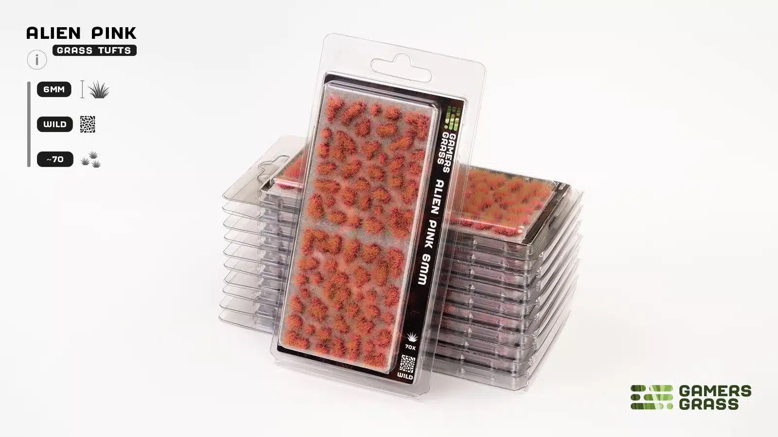 Gamers Grass 6mm Grass Tufts - Alien Pink | Buy Online from The Home Crafters