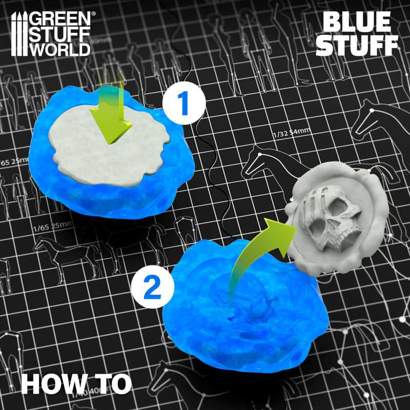 Green Stuff World: Blue Stuff Thermoplastic Mold Bars - 4pc | Buy Online from The Home Crafters