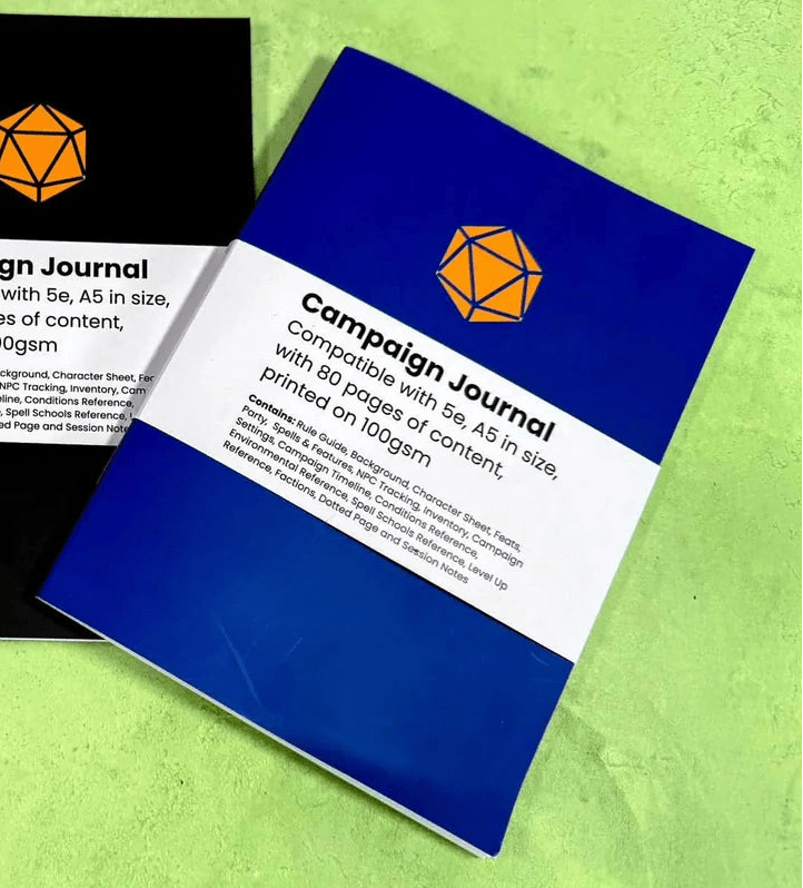 D&D Campaign Journal | RPG Notebook for 5e | Buy Online from The Home Crafters