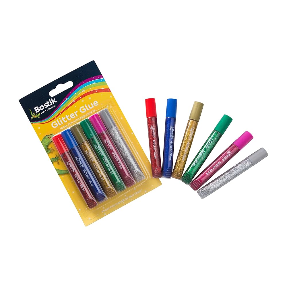 Bostik Glitter Pen Card (6 Assorted) | Buy Online from The Home Crafters