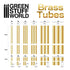 Green Stuff World: Brass Tubes Assortment - 66pc | Buy Online from The Home Crafters