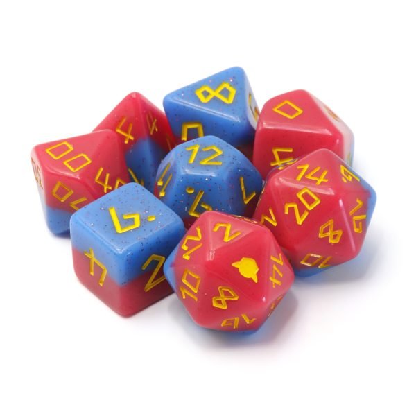 Dice Goblin 8 - piece RPG dice set - The Brawler | Buy Online from The Home Crafters