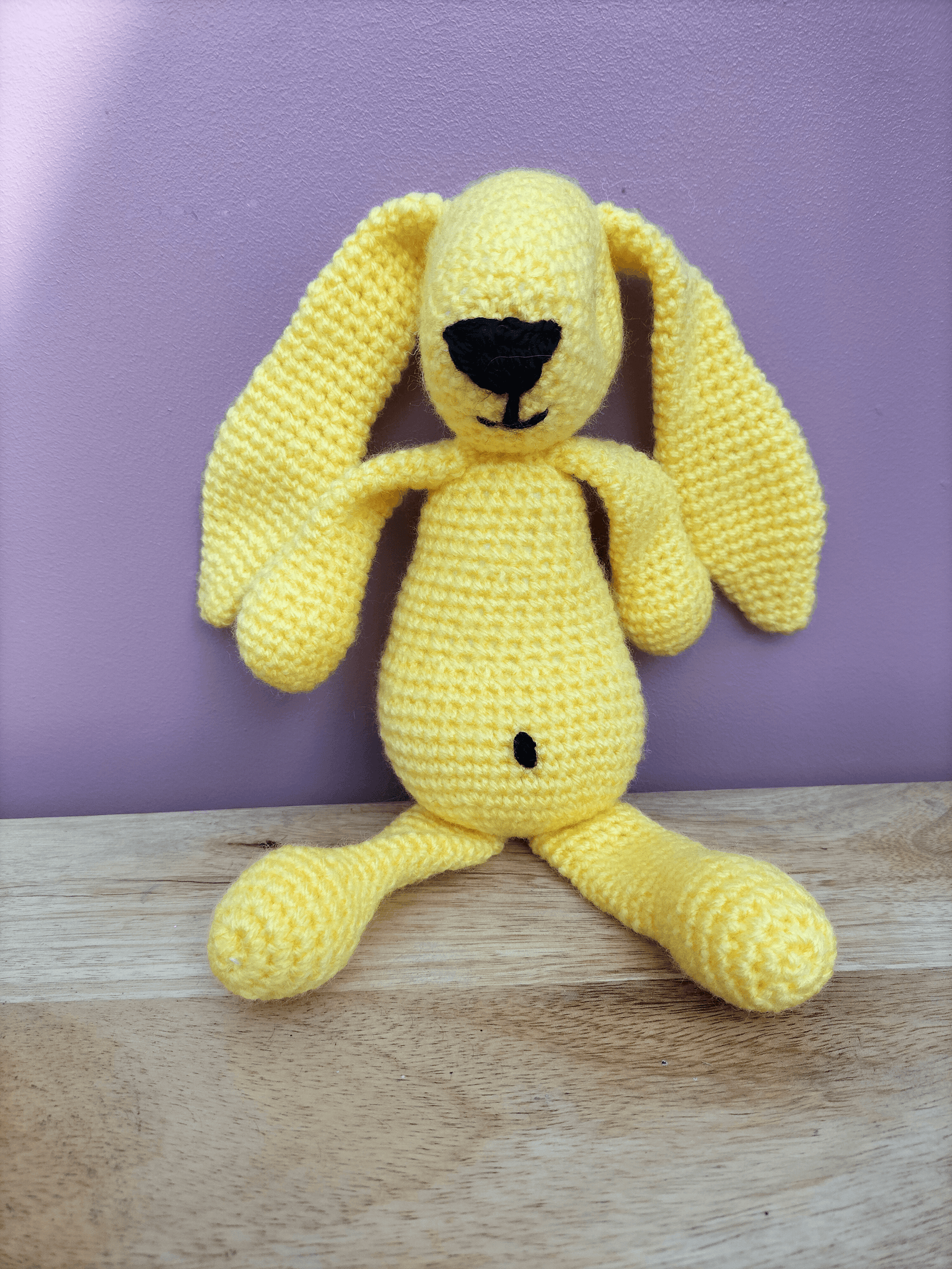 Handmade Crochet Toy: Baby the Bunny - various colours