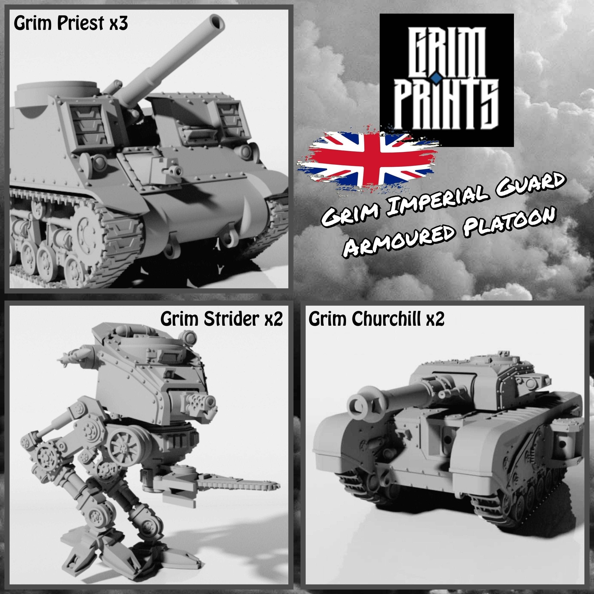 British Grim Armoured Platoon Set | Buy Online from The Home Crafters