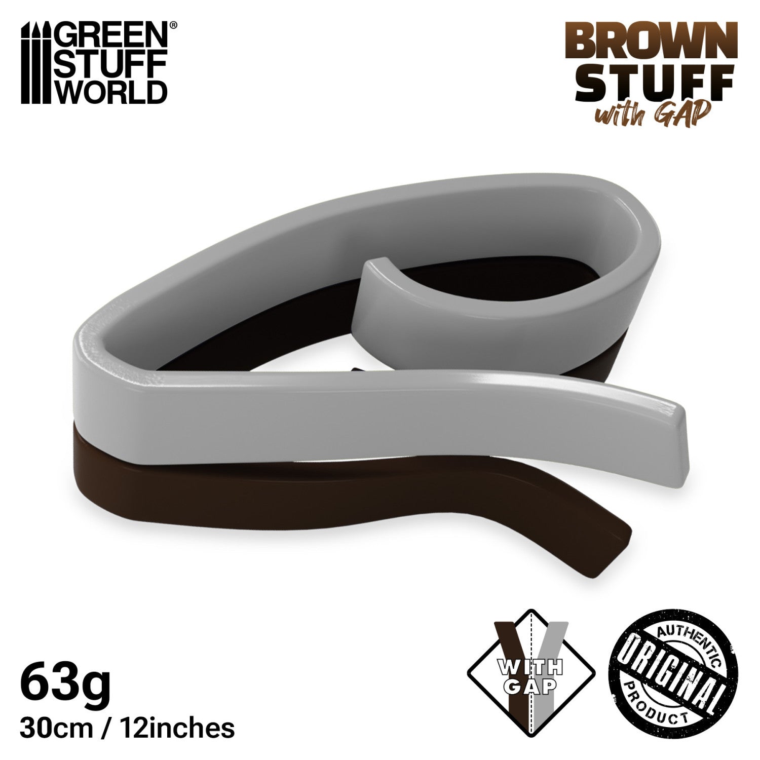 Brown Stuff Tape with Gap - Modelling Epoxy Putty