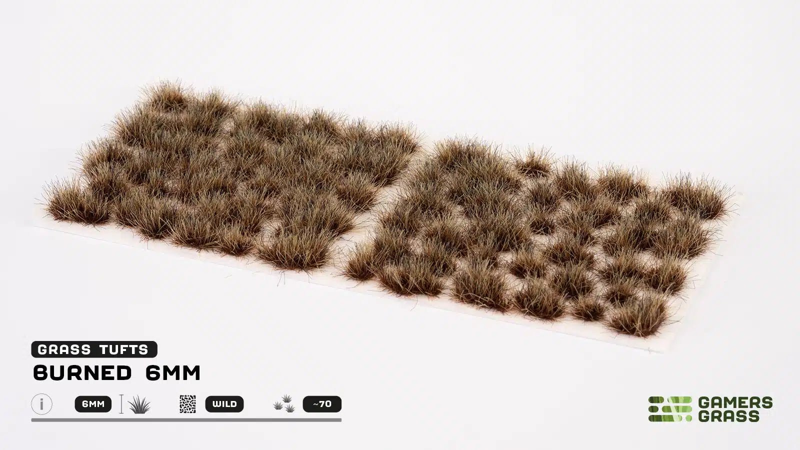 Gamers Grass Burned Tufts 6mm - Wild