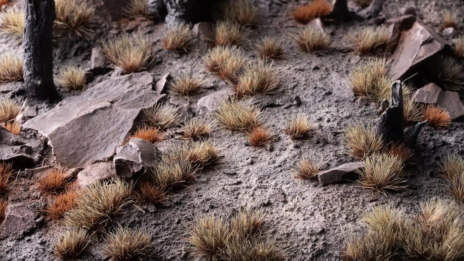 Gamers Grass Burned Tufts 6mm - Wild