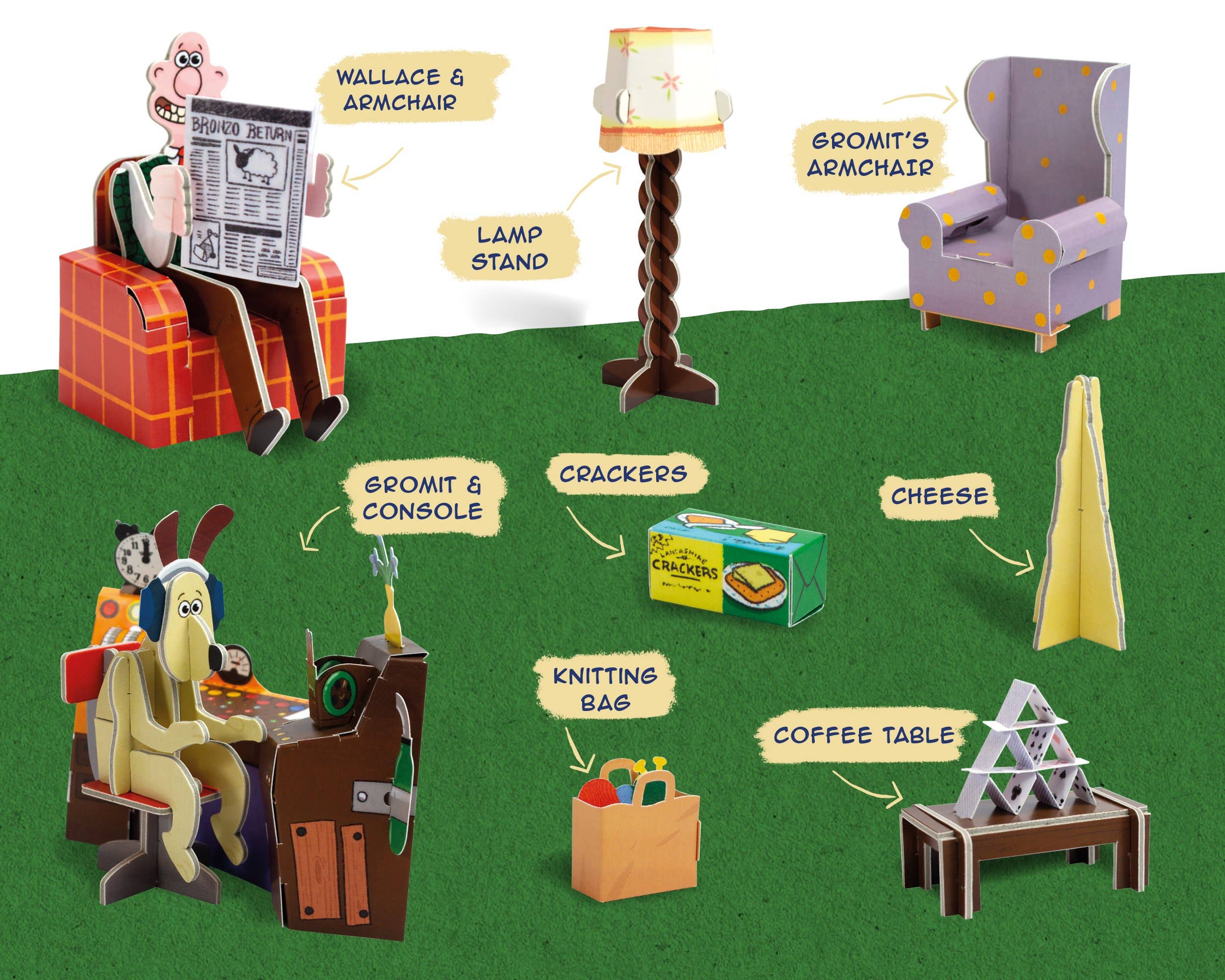 Build Your Own Wallace & Gromit Rocket - Eco - Friendly Kit | Buy Online from The Home Crafters
