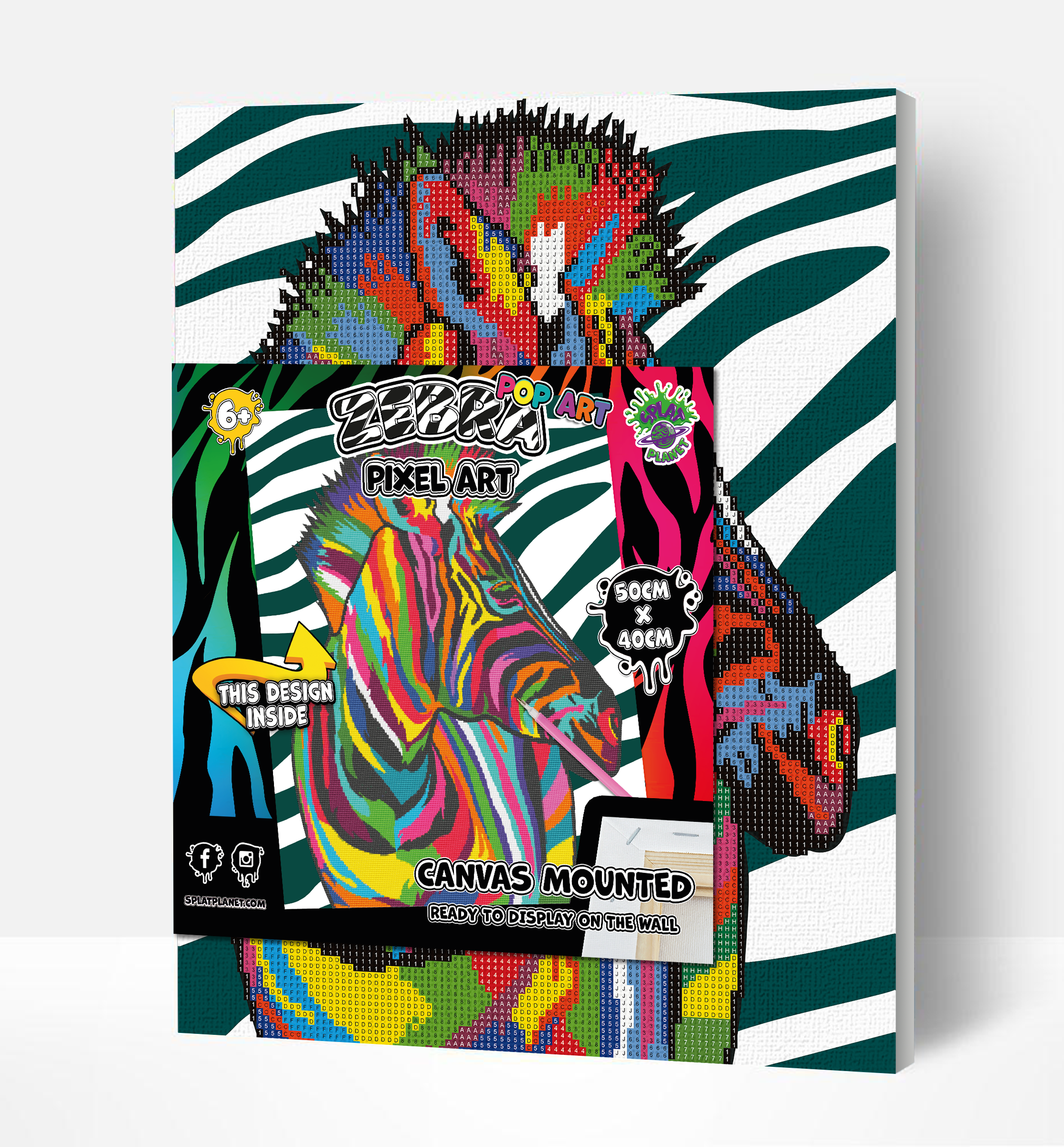 Zebra Diamond painting