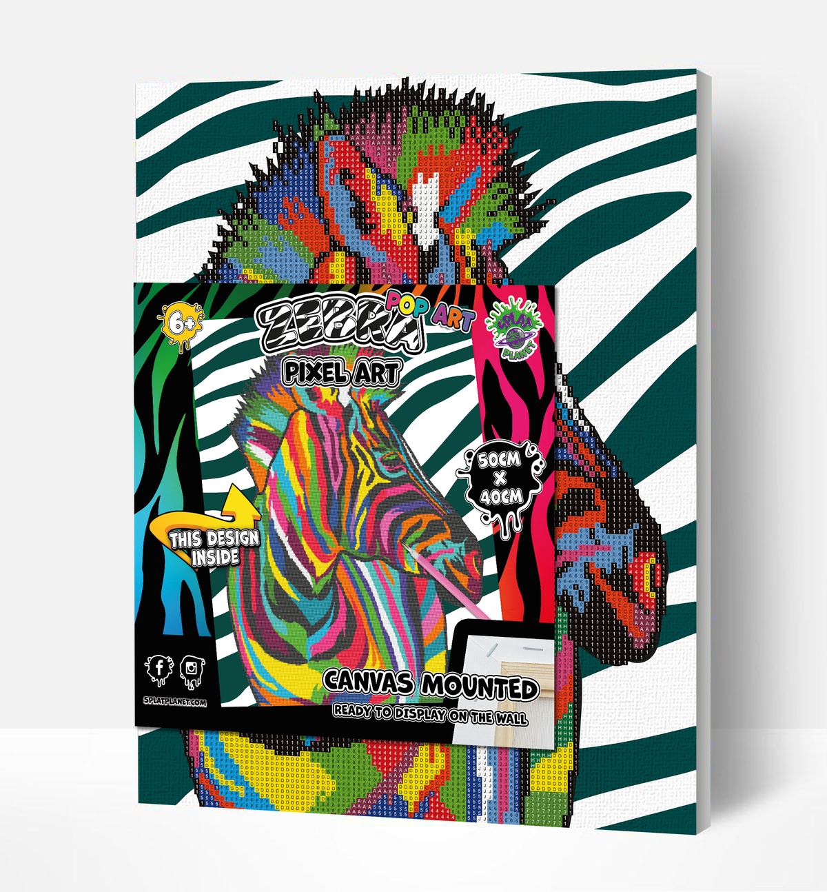 Zebra Diamond painting