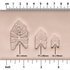 Caladium Tropical Plant Leaf Stamp - Photo Textured - Style 1 | Buy Online from The Home Crafters