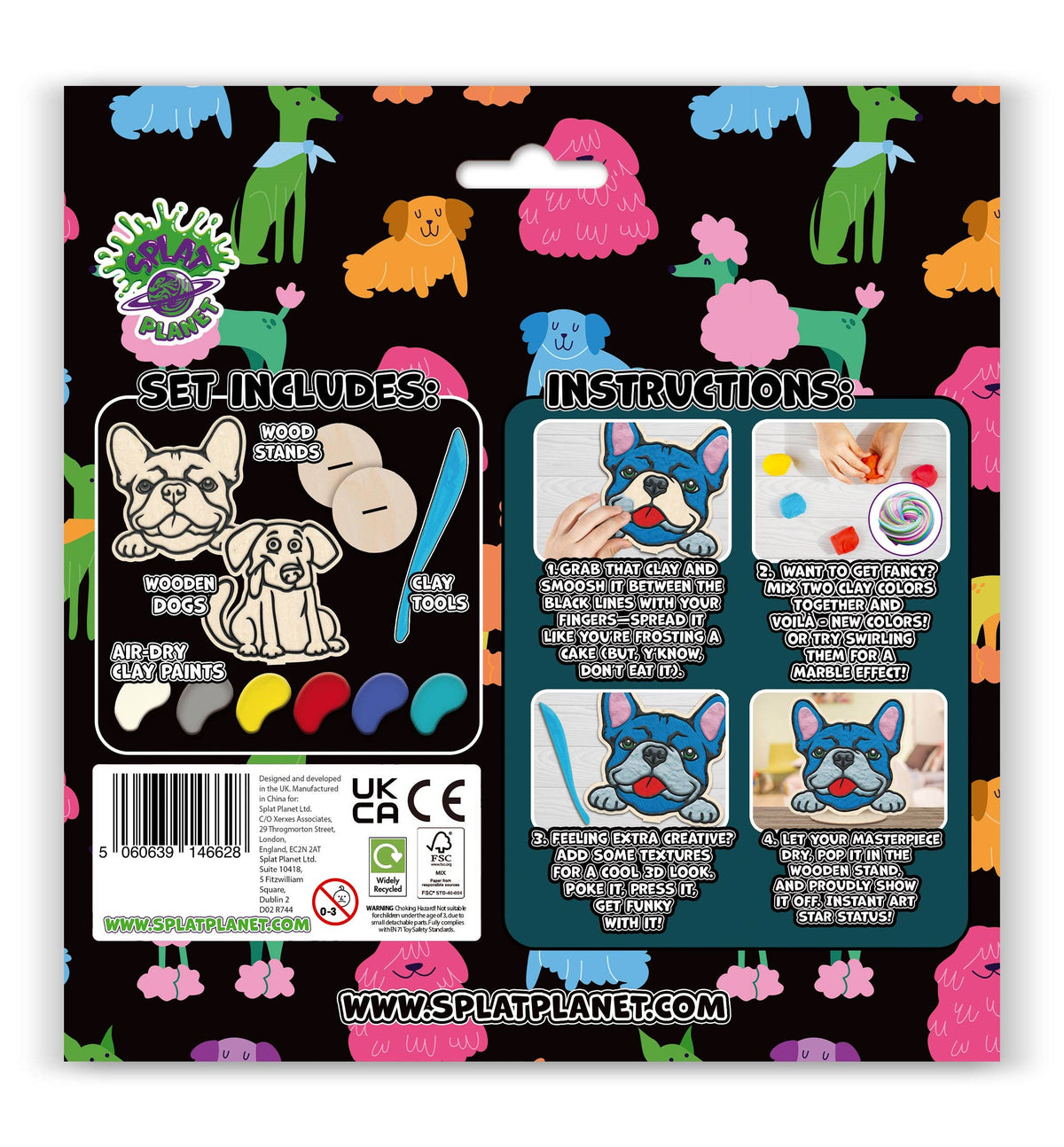 Dog Clay Colouring Kit