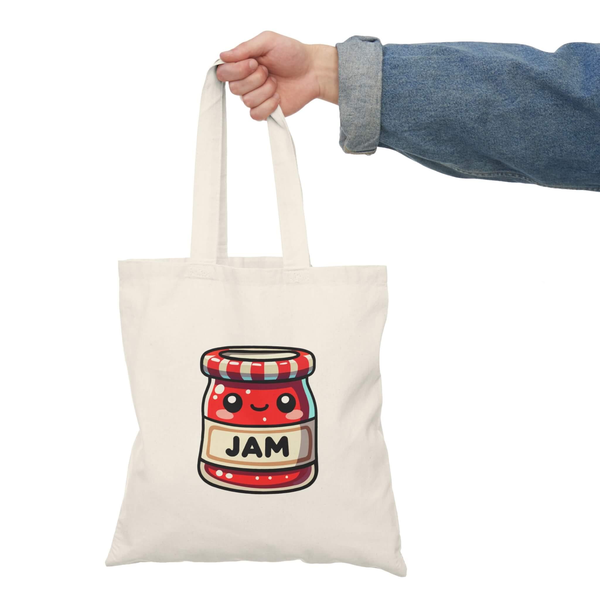 Adorable Kawaii Jam Jar Tote Bag | Buy Online from The Home Crafters