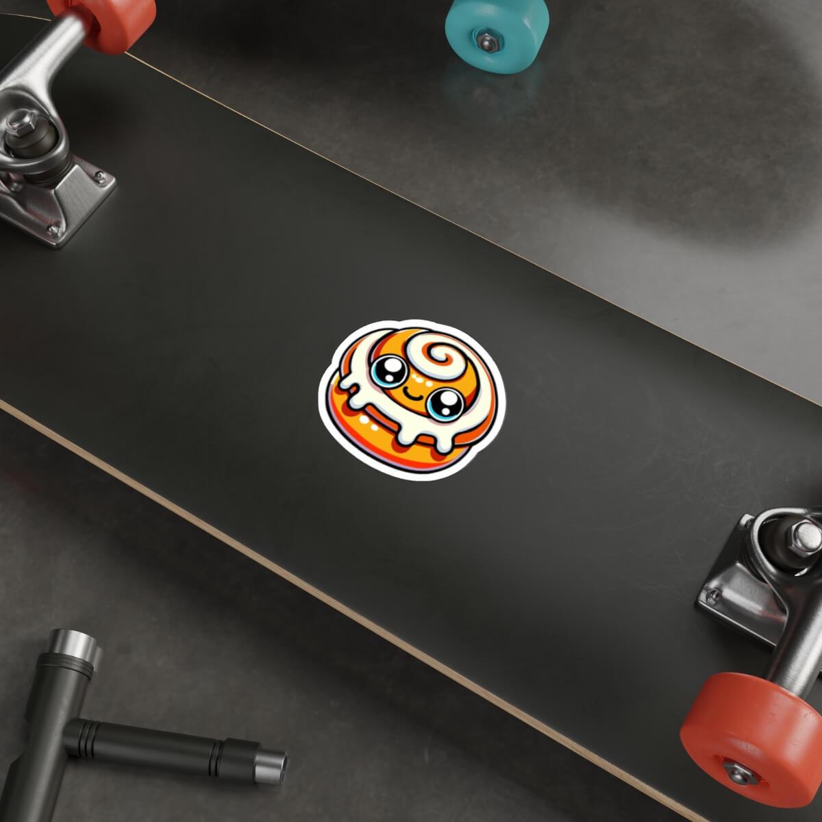 Charming Cinnamon Bun Vinyl Sticker | Buy Online from The Home Crafters