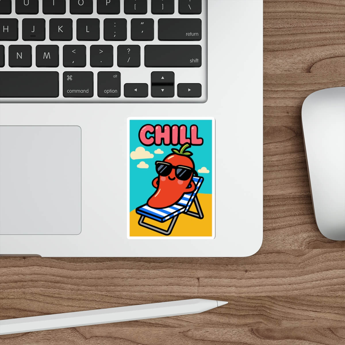 CHILL Poster - Style Pepper Sticker – Funny Summer Vibes Decal | Buy Online from The Home Crafters