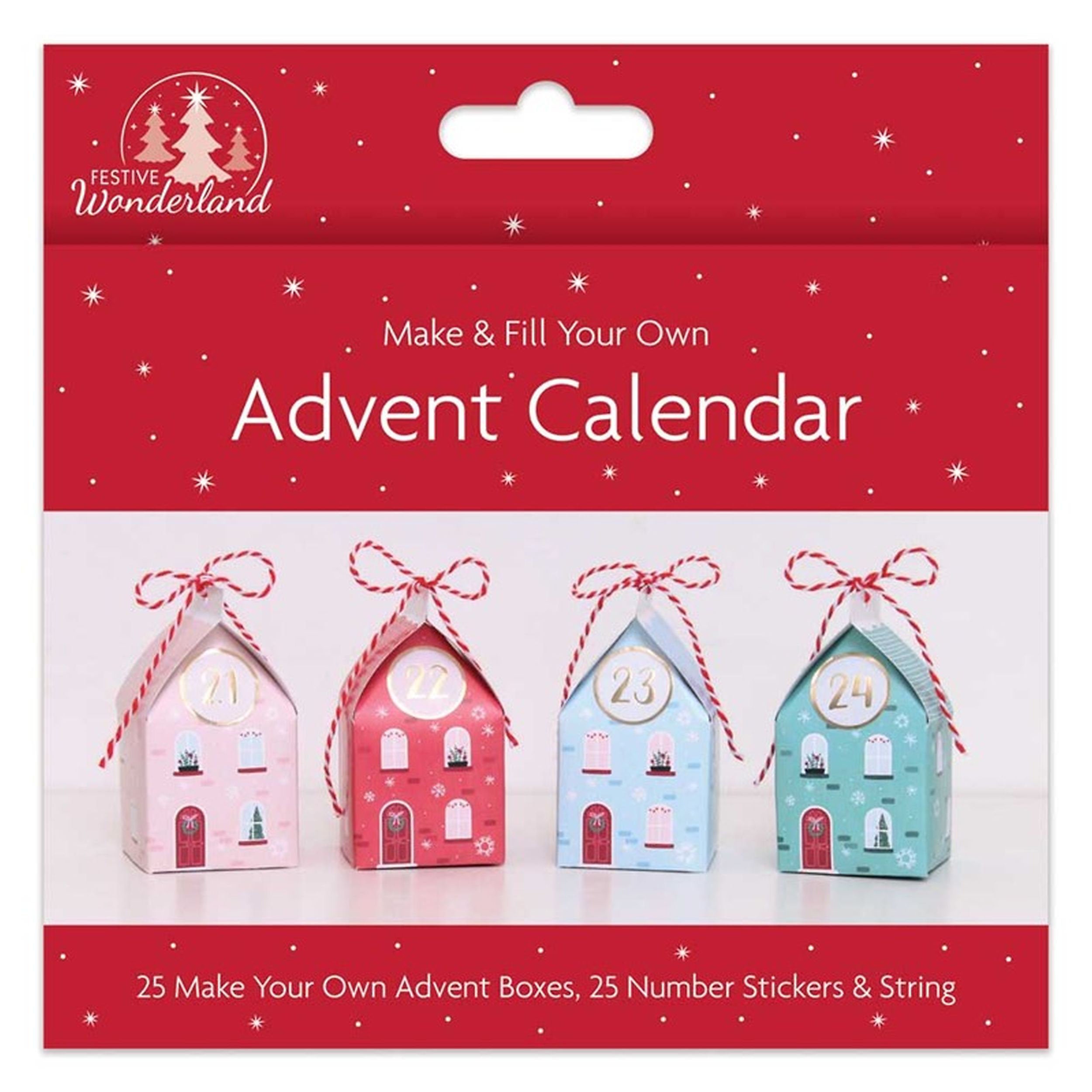 Make & Fill Your Own Advent Calendar Boxes - 25pc