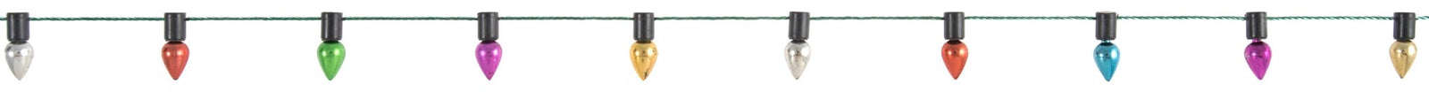 Christmas Trim: Christmas Lights Multi - 12mm (per metre) | Buy Online from The Home Crafters