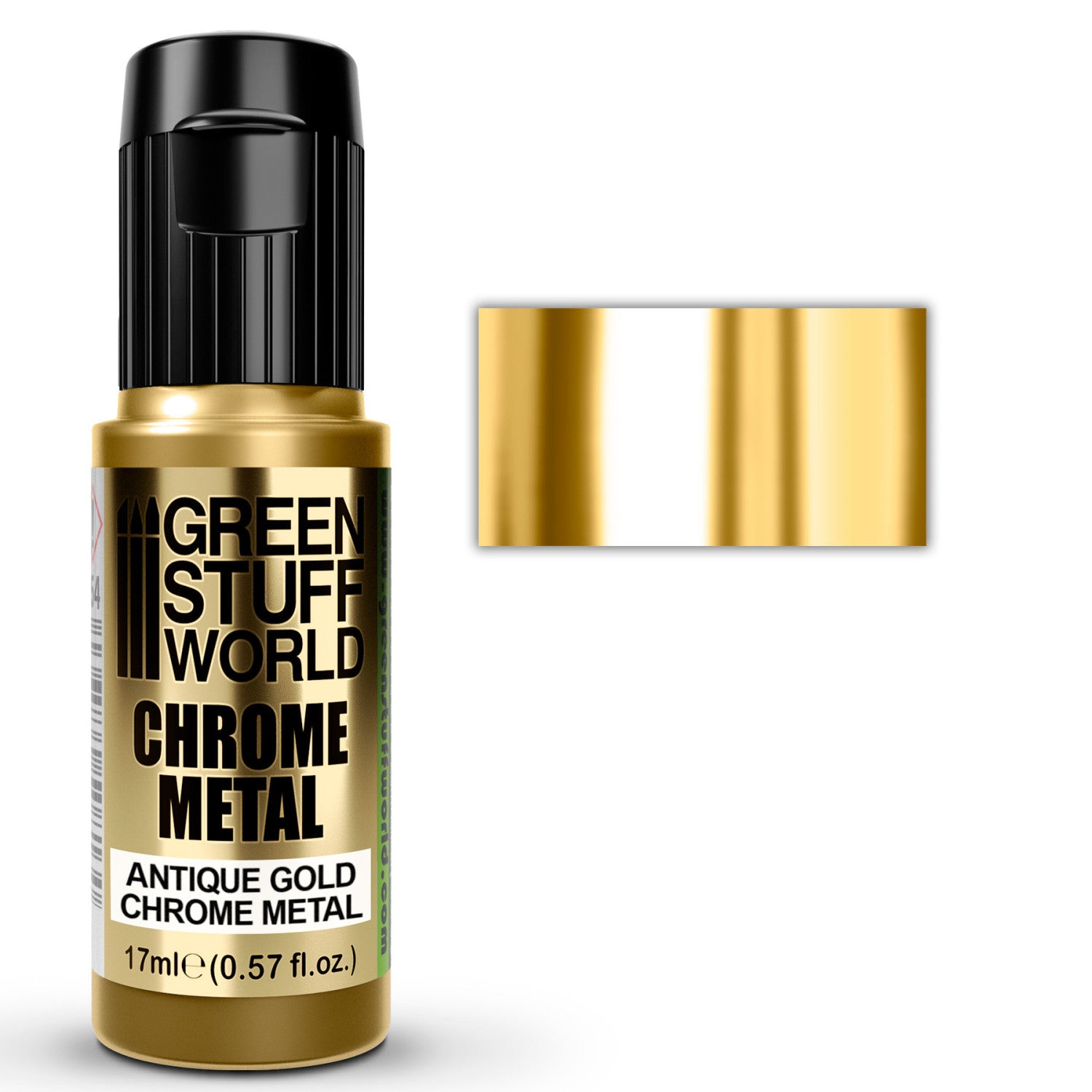 Green Stuff World: Chrome Metal Paint - 17ml: Antique Gold | Buy Online from The Home Crafters