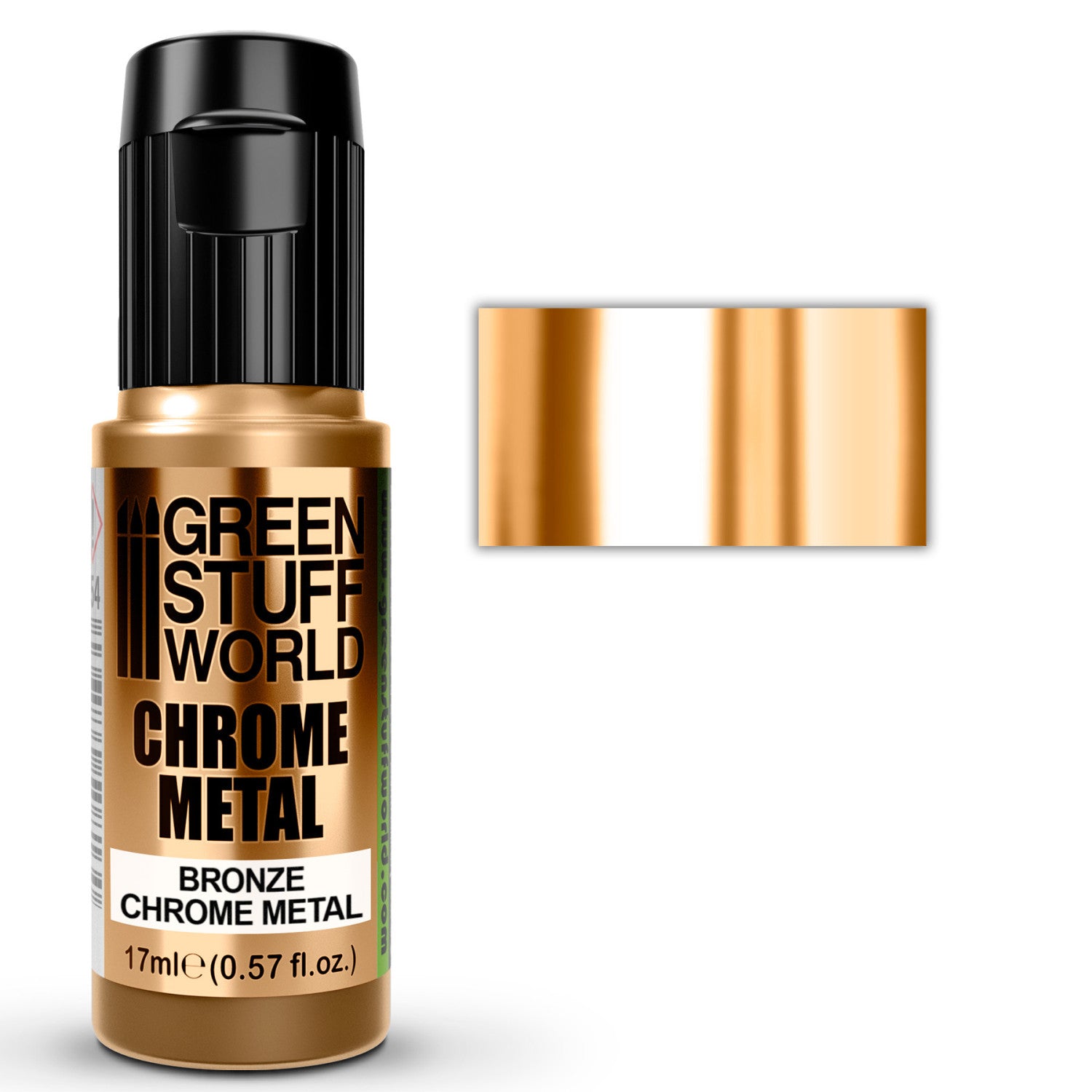 Green Stuff World: Chrome Metal Paint - 17ml: Bronze | Buy Online from The Home Crafters