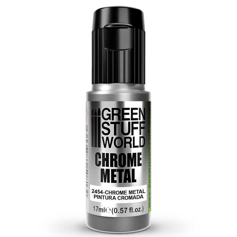 Green Stuff World: Chrome Metal Paint - 17ml | Buy Online from The Home Crafters