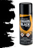 Chaos Black Spray Paint - 400ml | Buy Online from The Home Crafters